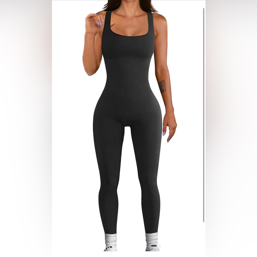 Black Sleeveless Jumpsuit